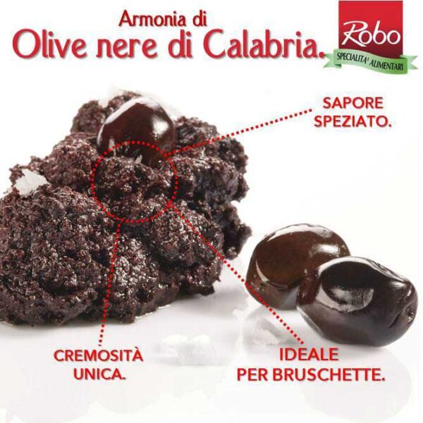 Namaz od crnih kalabrijskih maslina 530g