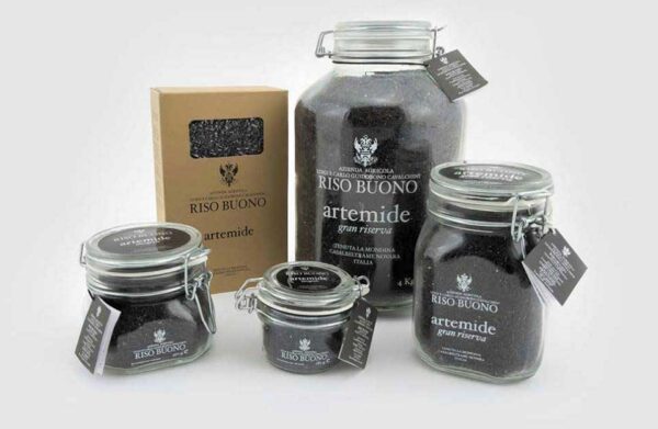 Riža artemide riso buono gran reserva (crna) 1000g- (35 minuta kuhanje)