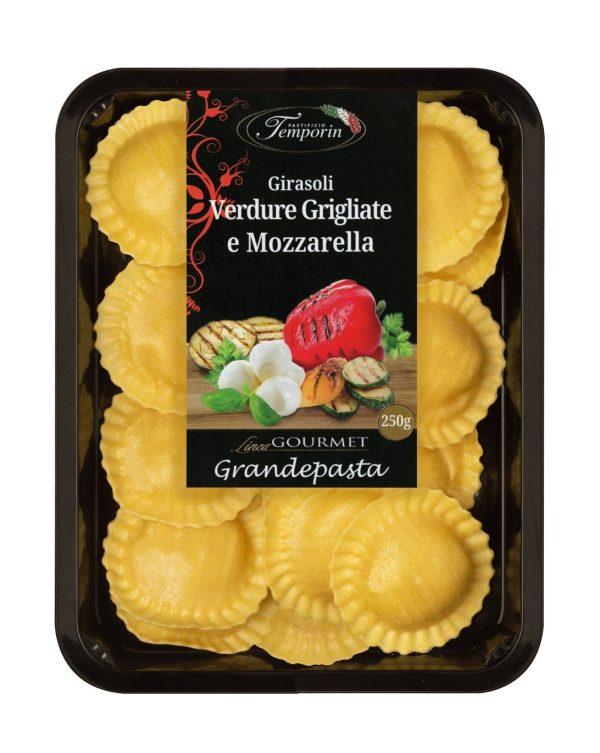 RAVIOLI GRILANO POVRĆE S MOZZARELLOM - svježa tjestenina 250g.